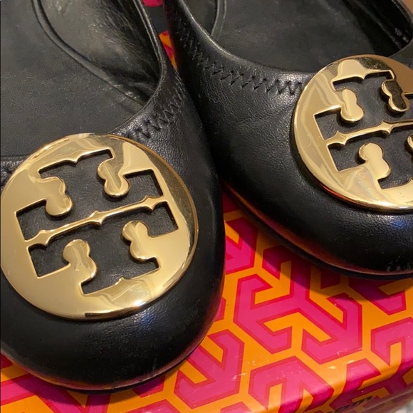 Tory Burch | Shoes | Tory Burch Classic Reva Ballet Flats Size 75 ...